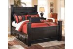 Picture of Shay Queen Poster Storage Bed Set