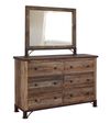 Picture of Antique Dresser and Mirror