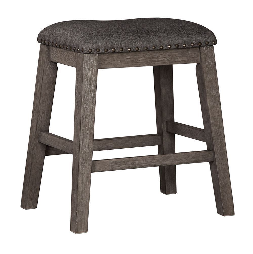 Caitbrook Upholstered Backless Stool