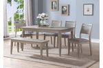 Picture of Ana Rectangular Table with Four Chairs and One Bench