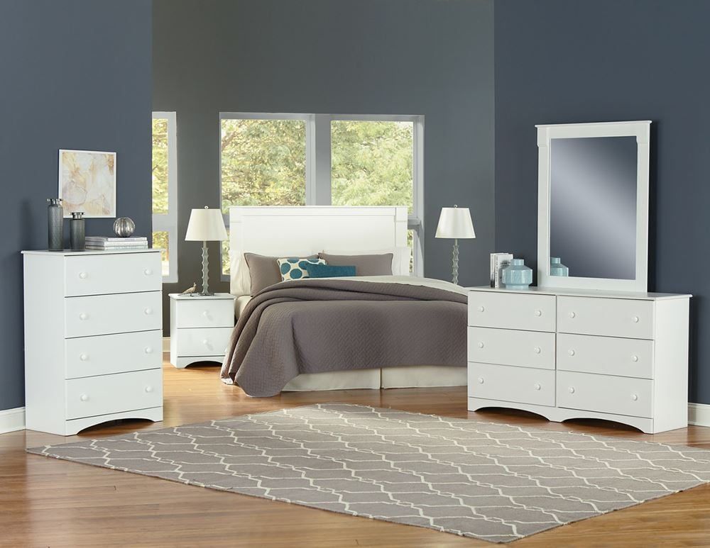 Picture of Essential White Twin Bedroom Set
