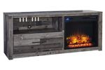 Picture of Derekson TV Stand with Fireplace Insert
