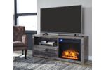 Picture of Derekson TV Stand with Fireplace Insert