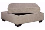 Picture of Bovarian Stone Storage Ottoman