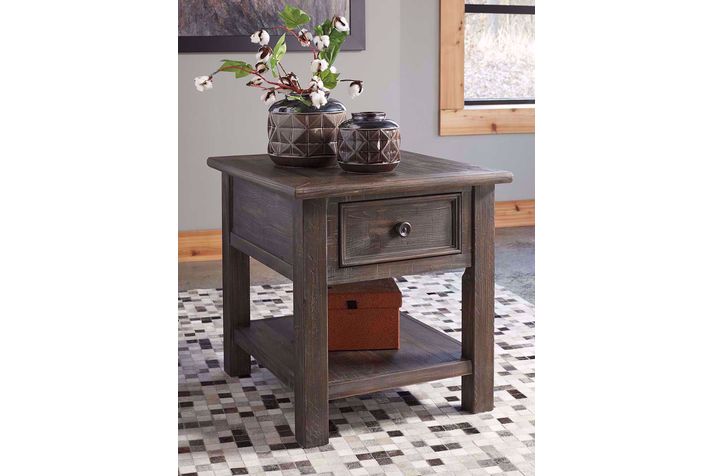 Picture of Wyndahl Brown Rectangular End Table