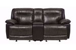 Picture of Iris Gray Glider Console Loveseat
