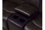Picture of Iris Gray Glider Console Loveseat