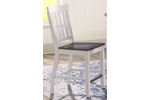 Picture of Kayla White and Grey Counter Stool