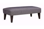 Picture of Linette Navy Ottoman