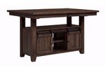 Picture of Madison Barnwood Convertible Extension Table with Four Stools
