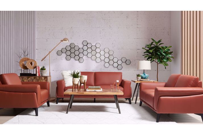 Picture of Como Leather Loveseat