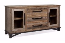 Picture of Loft Brown Three Drawer Two Door Buffet