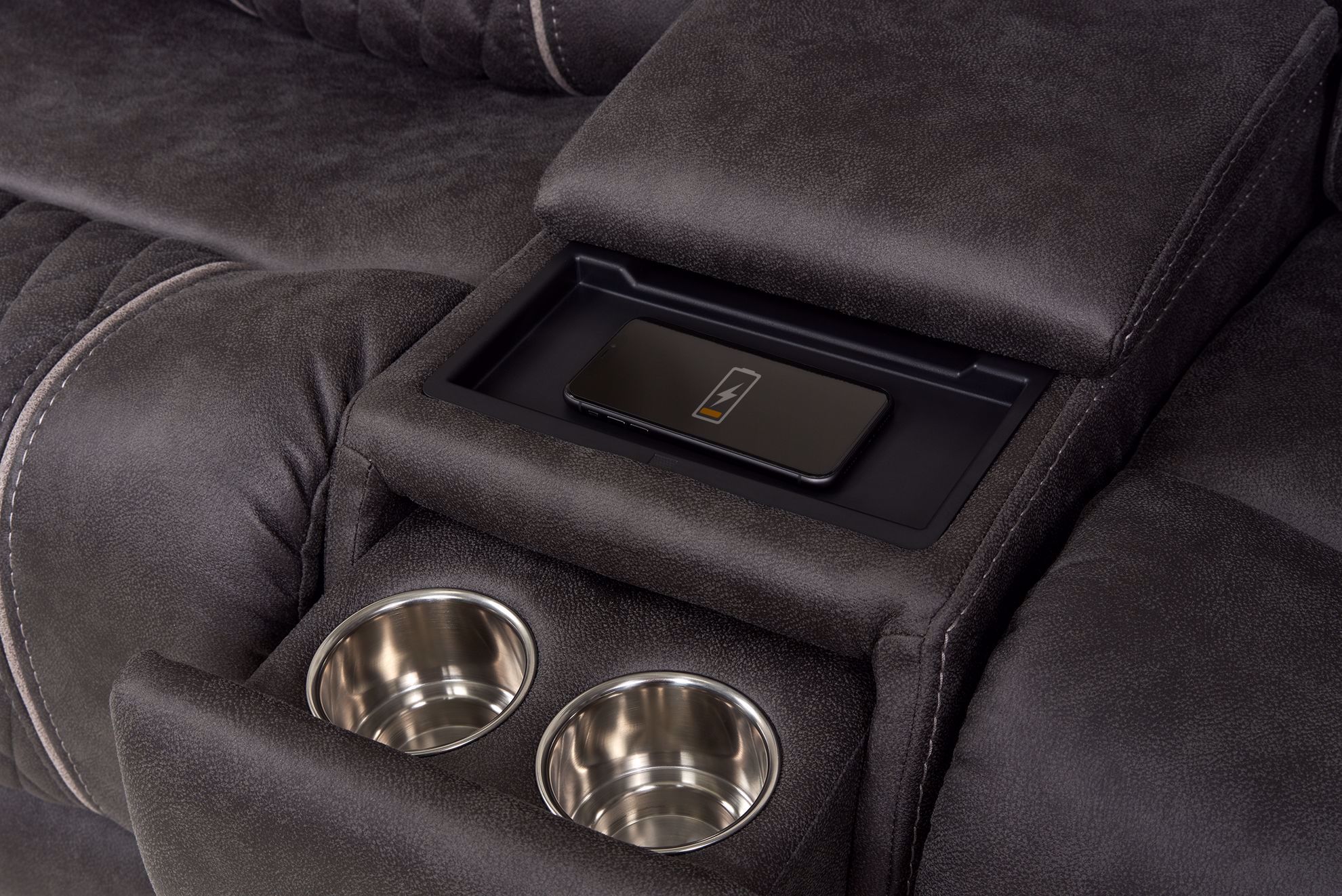 Bandera 6pc Power Sectional | The Furniture Mart