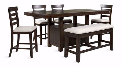 Picture of Colorado 6pc Counter Dining Set