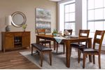 Picture of Light Mango Table with Four Chairs and Bench