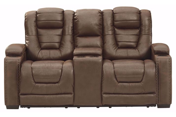 Picture of Owners Box Power Loveseat with Console
