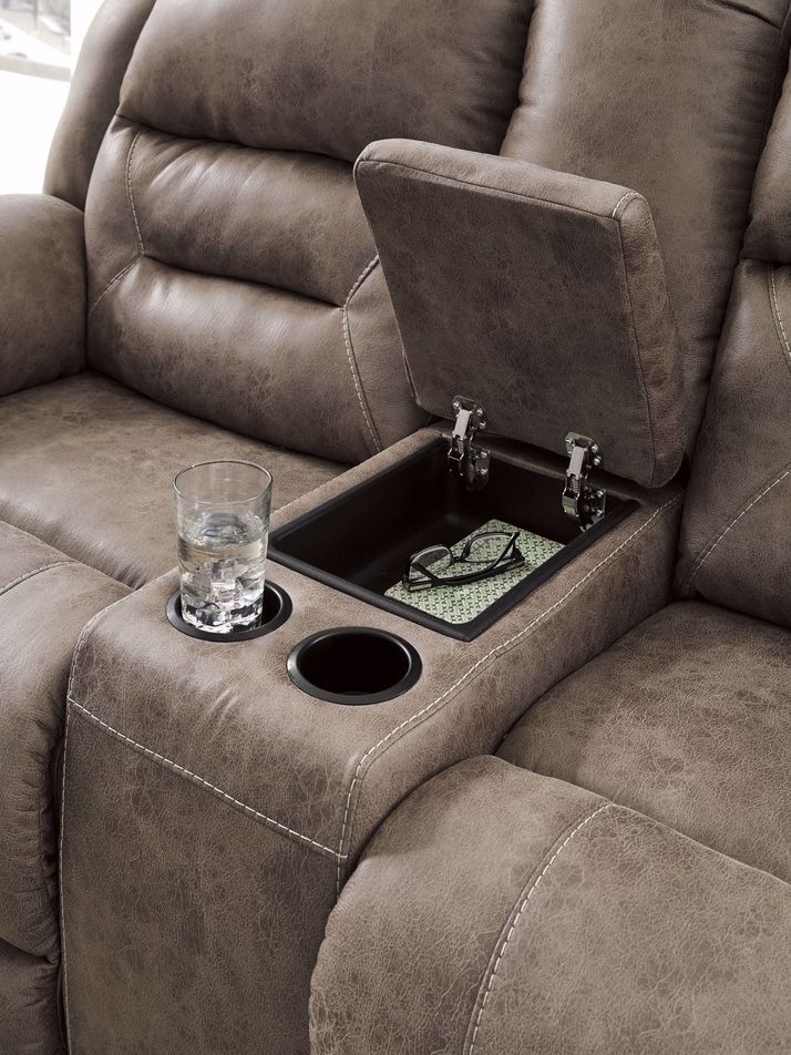 Picture of Stoneland Power Console Loveseat