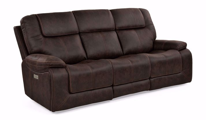 Picture of Walnut Power Headrest Sofa