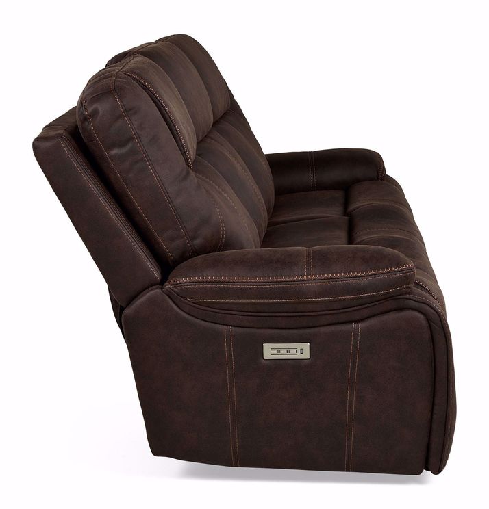 Picture of Walnut Power Headrest Sofa