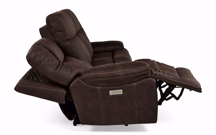 Picture of Walnut Power Headrest Sofa