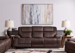 Picture of Walnut Power Headrest Sofa