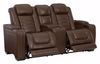 Picture of Backtrack  Power Console Loveseat