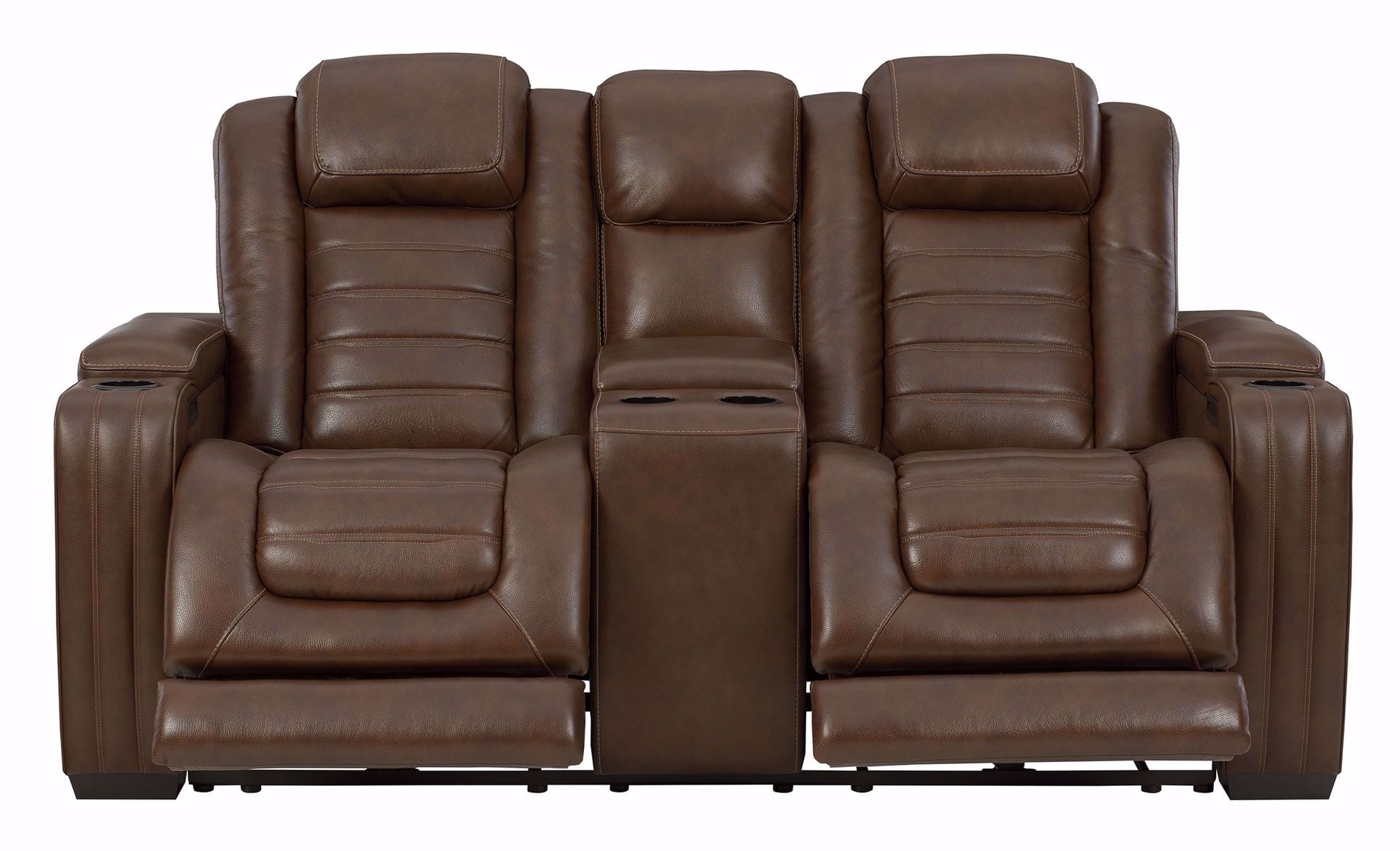 Backtrack Power Console Loveseat | The Furniture Mart