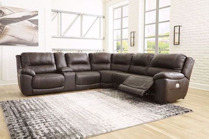 Dunleith 6pc Power Sectional | The Furniture Mart