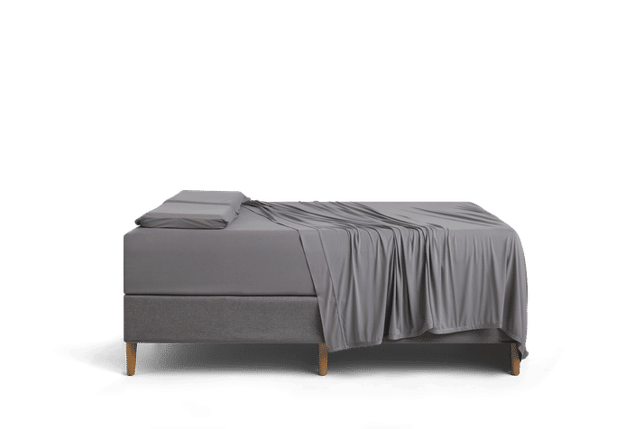 Picture of Purple SoftStretch Stormy Grey Queen Sheet Set