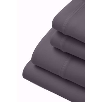 SoftStretch Bed Sheets - QUEEN Size - Gray