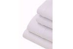 Picture of Purple SoftStretch White King Sheet Set