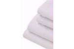 Picture of Purple SoftStretch White Twin Sheet Set