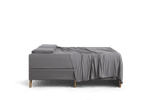 Picture of Purple SoftStretch Stormy Grey Split King Sheet Set
