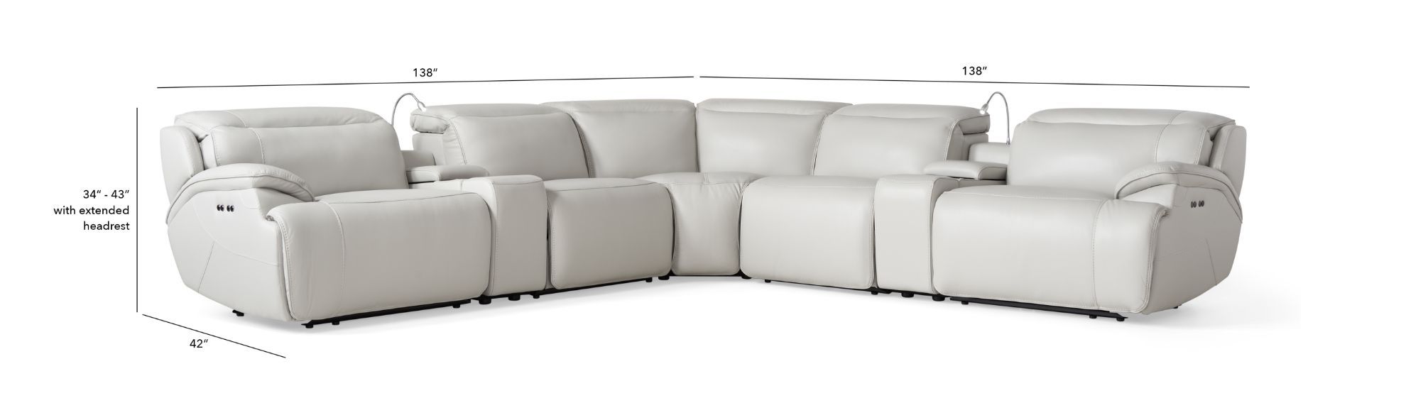 Deandra 7 piece sectional hot sale