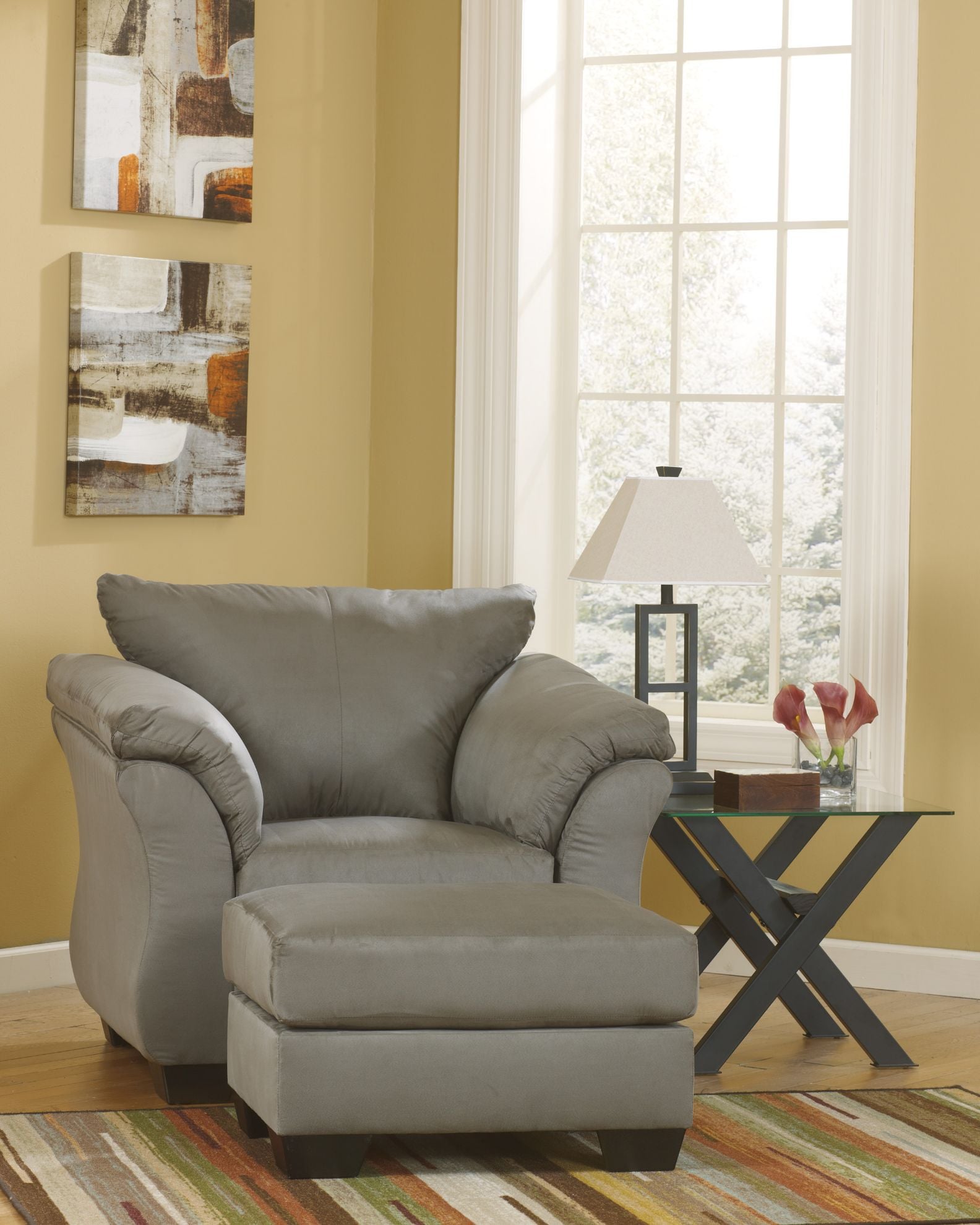 Ashley Furniture Darcy Ottoman - Thumbnail 3