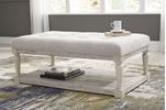 Picture of Shawnalore White Cocktail Ottoman