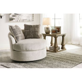 Soletren Swivel Chair - Stone