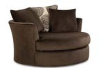 Picture of Groovy Chocolate Swivel Chair