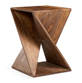 Nut Brown Accent Table