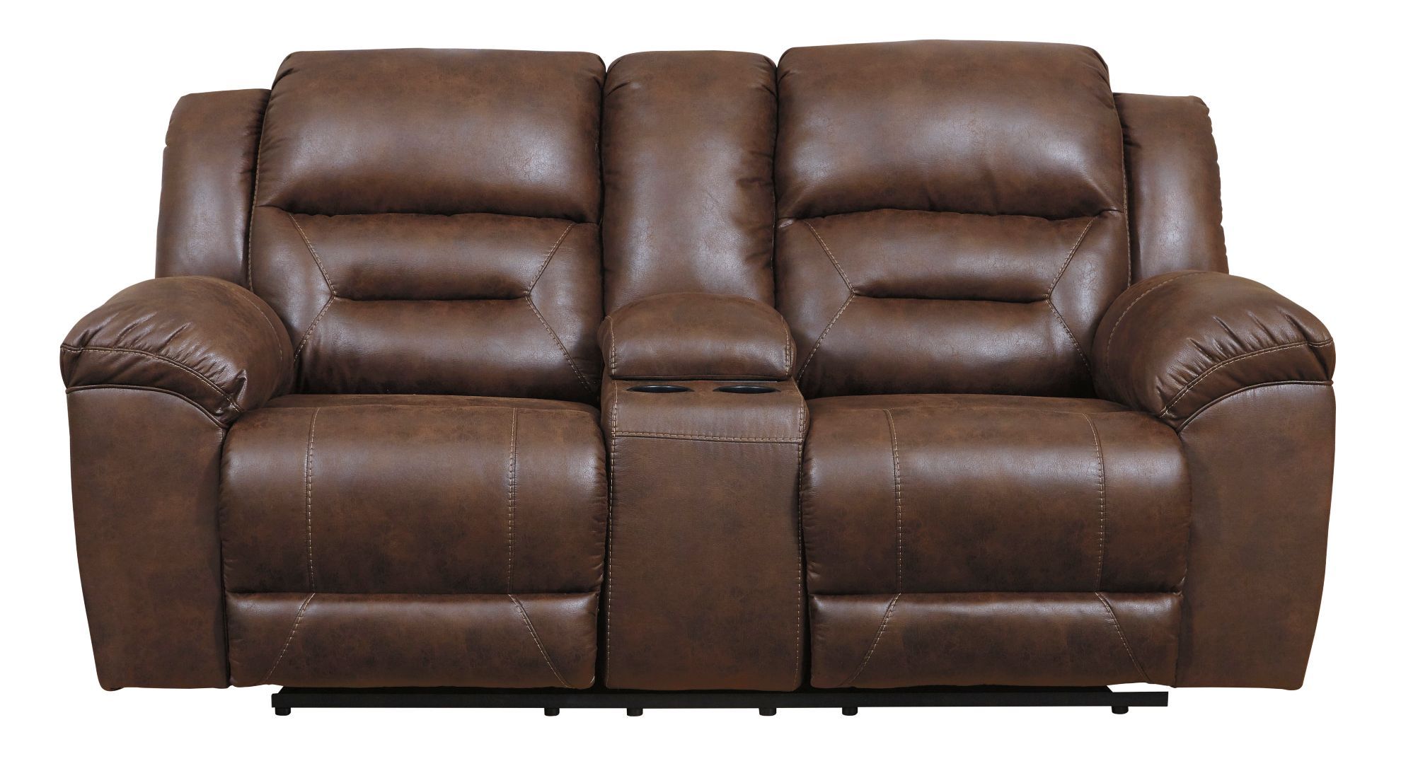 Stoneland Reclining Console Loveseat