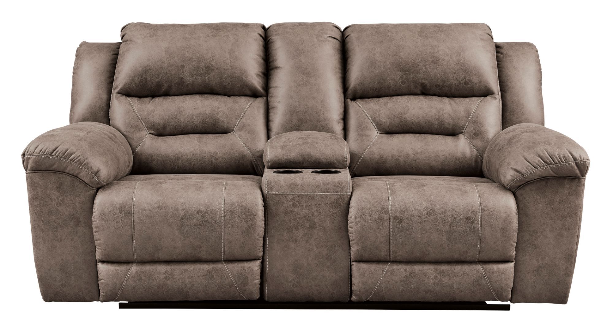 Stoneland Reclining Console Loveseat