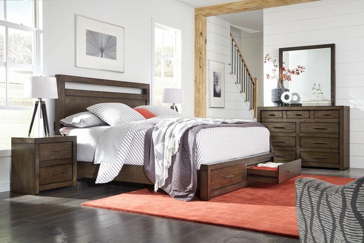 Picture of Modern Loft Queen Storage Bed