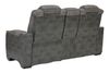 Picture of Durapella Power Recline Console Loveseat