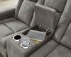Picture of Durapella Power Recline Console Loveseat