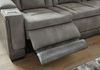 Picture of Durapella Power Recline Console Loveseat