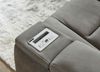 Picture of Durapella Power Recline Console Loveseat