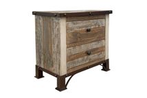 Picture of Antique Two Drawer Nightstand