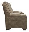 Picture of Durapella Power Recline Console Loveseat