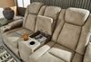 Picture of Durapella Power Recline Console Loveseat