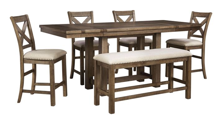 Picture of Moriville 6pc Counter Dining Set